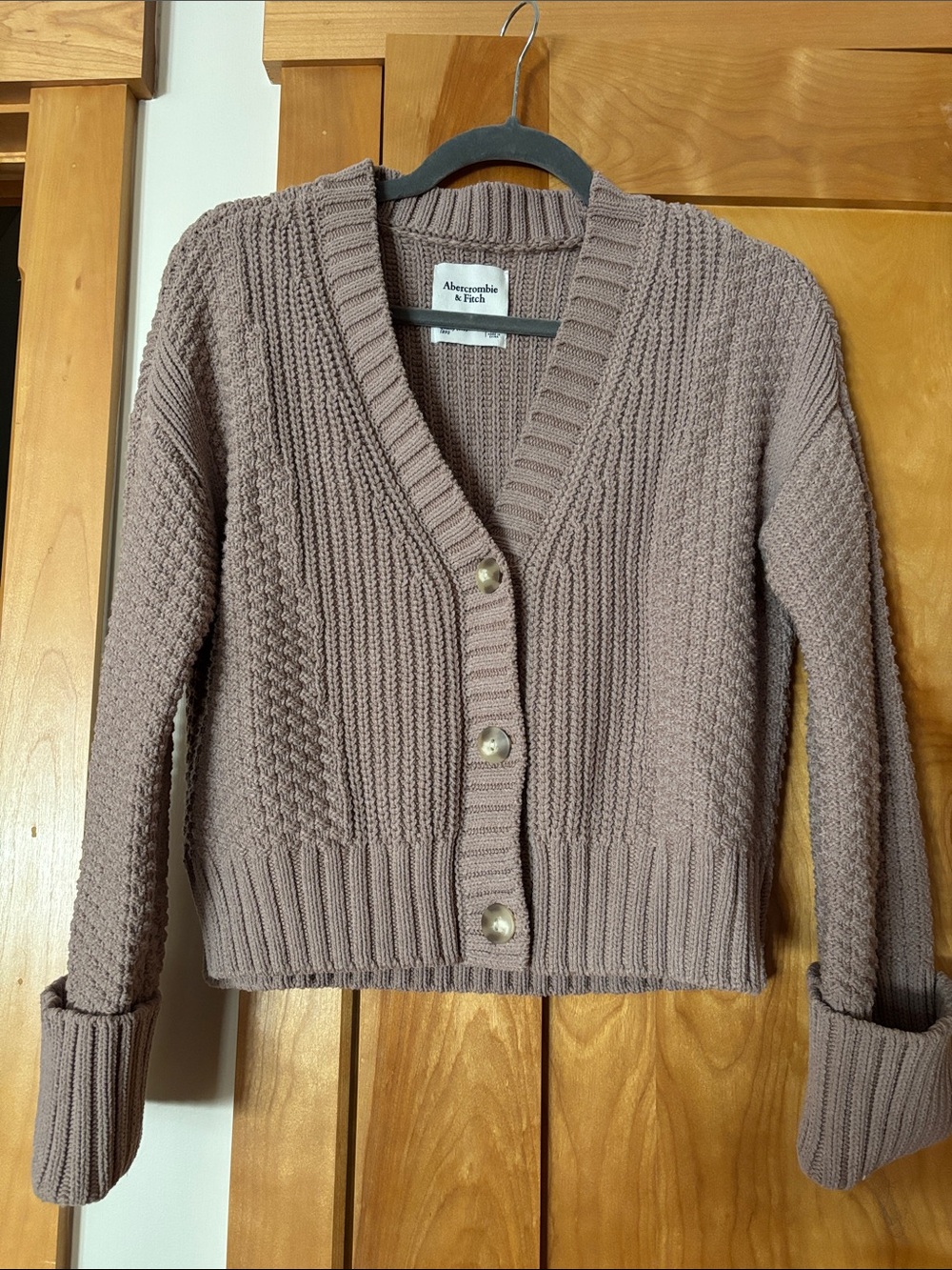Abercrombie & Fitch Brown Cardigan